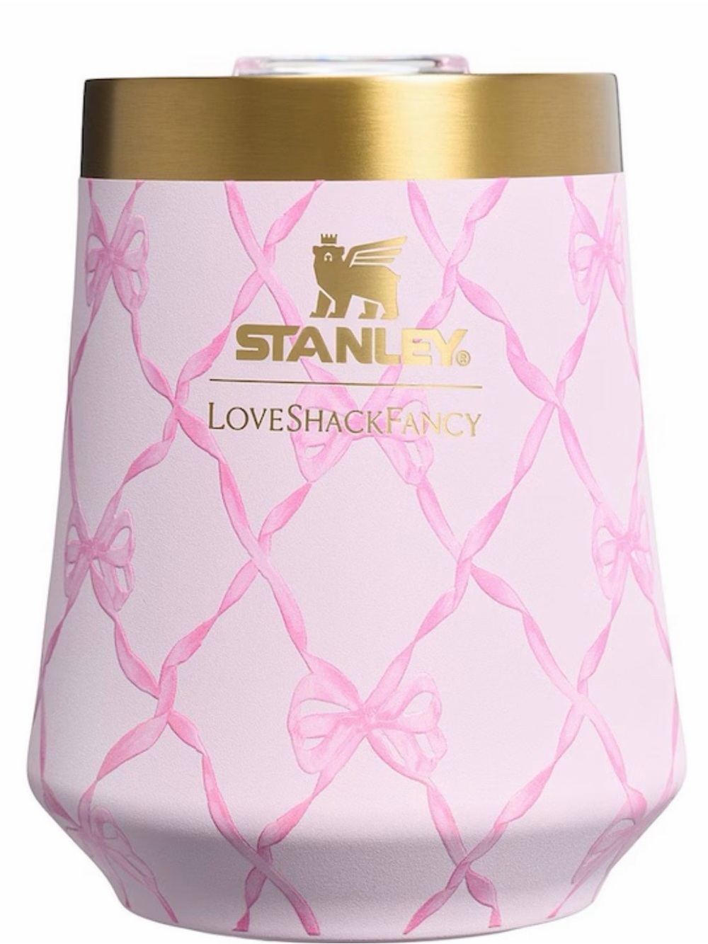 Stanley LoveShackFancy Baby Bow The Reserve Wine Tumbler, 11oz NWT